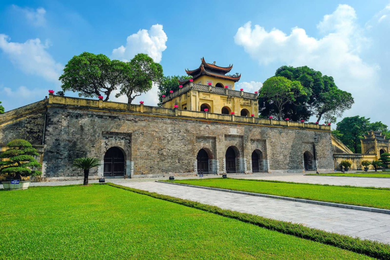 Citadel surrounded by lush greens in vietnam